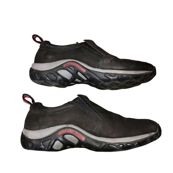 Merrell Jungle Moc Black Suede Slip-On Shoes Mens 8 Comfort Casual - Picture 14 of 14